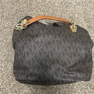 Lovely brown original MK bag with gold hardware